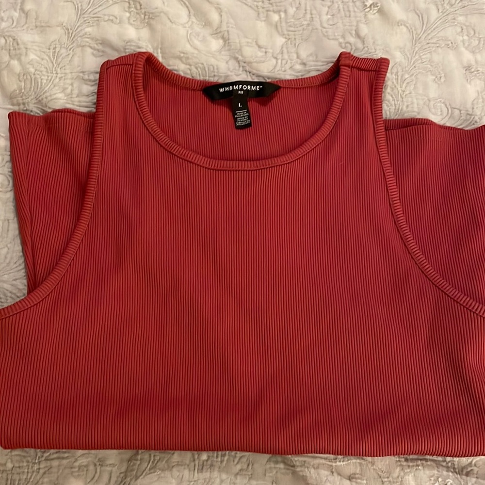 White house black market orange tank